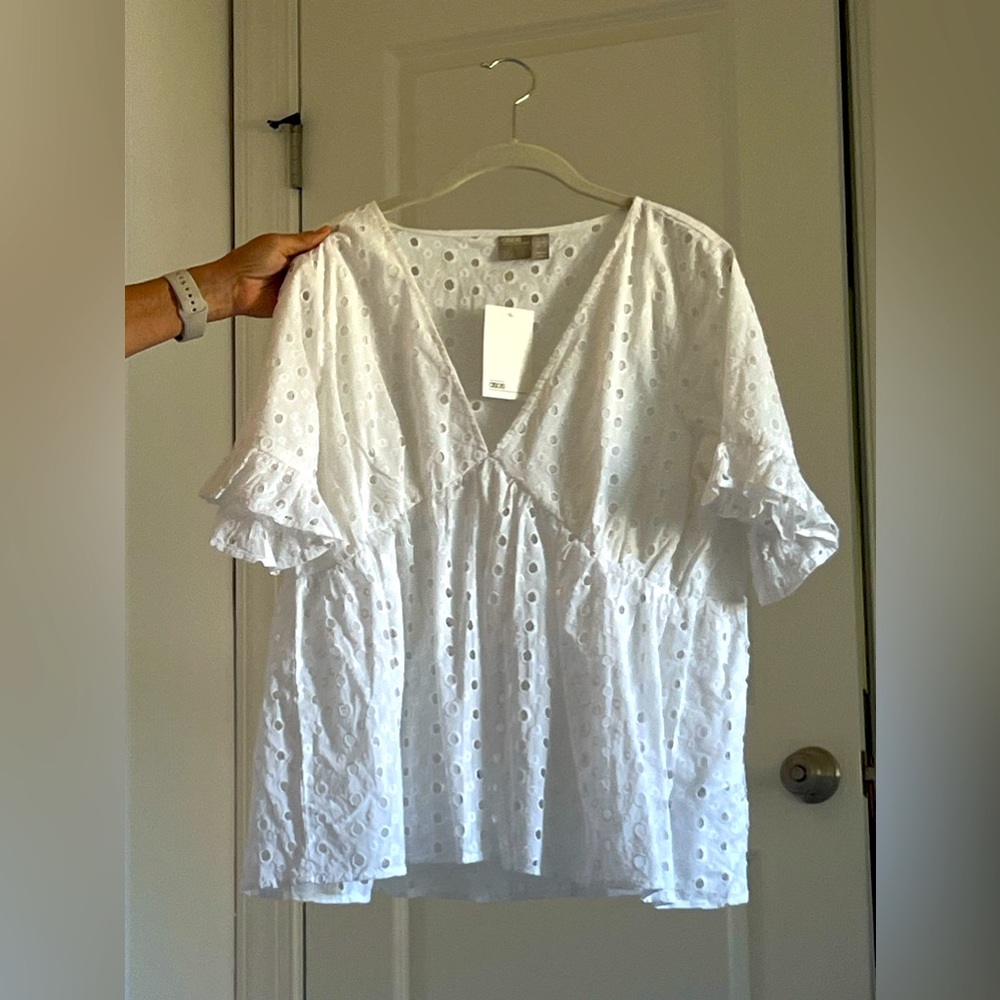 Never been worn White asos blouse